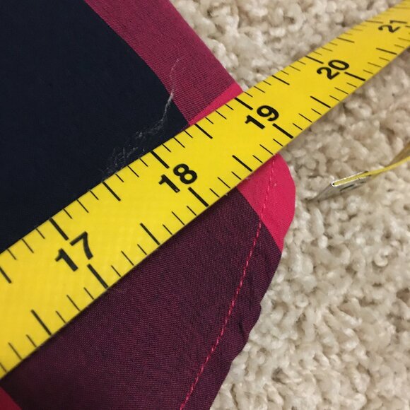 Tommy Hilfiger Classic Black & Red Plaid Cotton Button Down Shirt - Picture 10 of 13